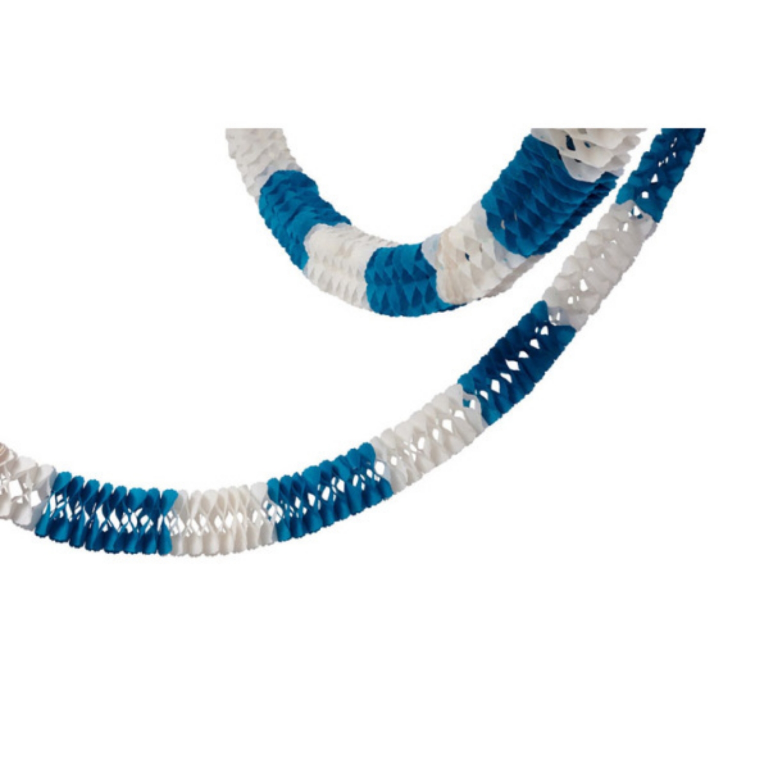 Levně Papírová Jumbo girlanda Oktoberfest Pruhy - 16 cm x 10 m