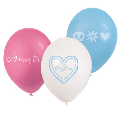 Levně Latexové balonky Oktoberfest - 6 ks, 23 cm