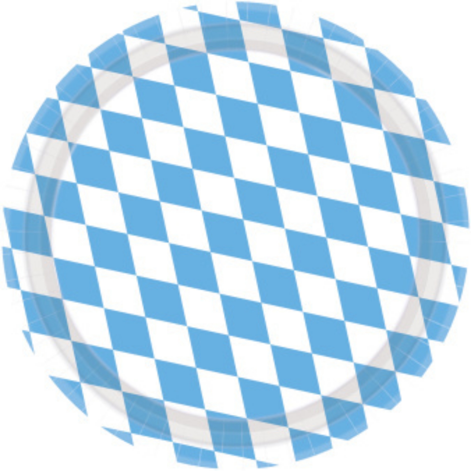 Levně Papírové talíře Oktoberfest klasik 23 cm - 8 ks