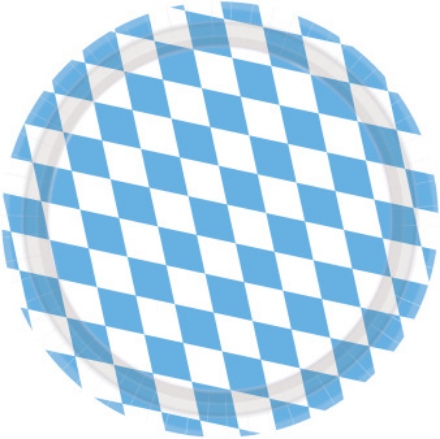 Picture of Papírové talíře Oktoberfest klasik 23 cm - 8 ks