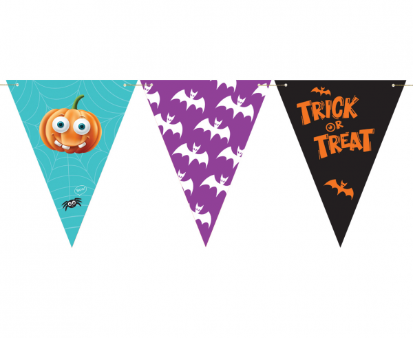 Vlaječková girlanda Halloween - Trick or treat 250 cm