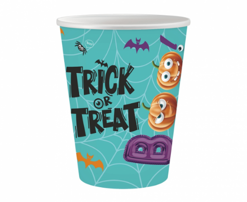 Levně EKO Papírové kelímky Halloween - Trick or Treat 6 ks