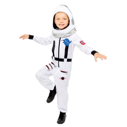 Obrázek Dětský kostým skafandr Astronauta - 6 až 8 let - 116 až 128 cm
