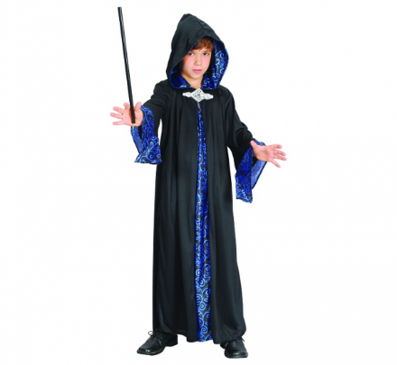 Obrázek Elegantní kostým čaroděje (kostým s kapucí), velikost 120/130 cm