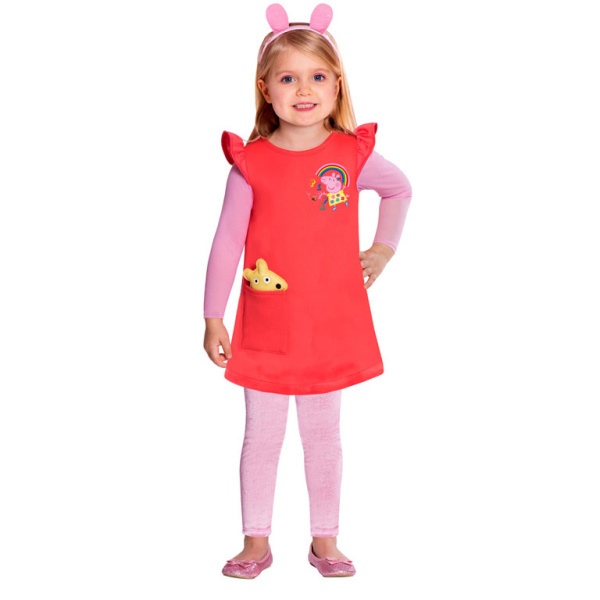 Dětský kostým Prasátko Peppa - 4 až 6 let Vel. 104 - 116 cm