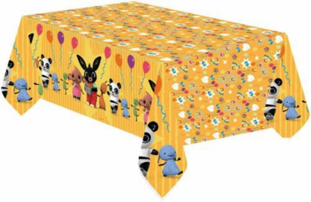 Obrázok z Papierový obrus zajačik Bing - žltý 120 x 180 cm