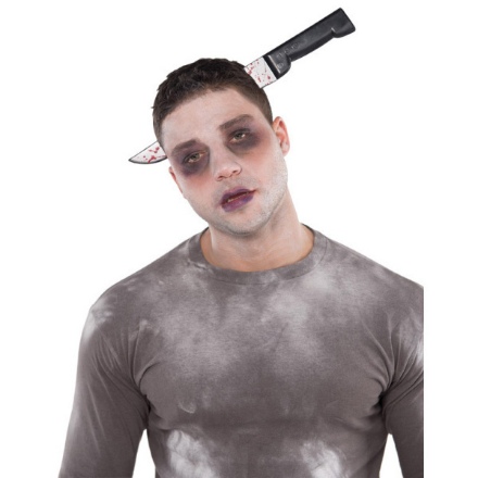 Obrázok z Halloweenska maska - nôž v hlave