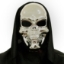Obrázok z Halloweenová maska 3D lebka - strieborná