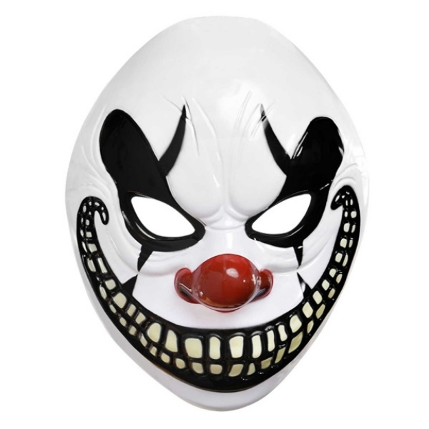 Obrázek z Maska šíleného klauna - bílá 