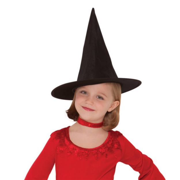 Obrázek z Čarodějnický klobouk černý - pro děti 