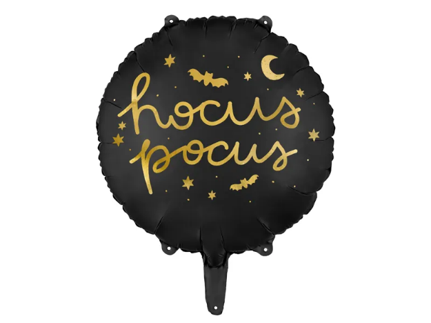 Obrázek z Foliový balonek halloween - Hocus Pocus - černý 43 cm 