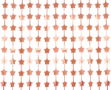 Obrázok z Party záves metalický rose gold - hviezdičky 100 x 200 cm