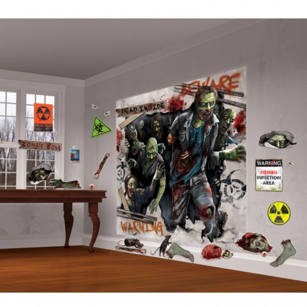 Obrázek z Velká dekorační sada - Zombie 32 ks 
