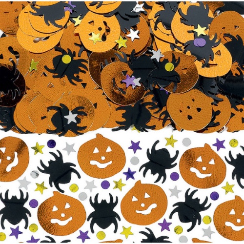 Levně Halloweenské metalické konfety 14g
