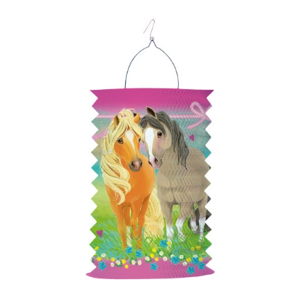 Obrázek Závěsný lampion válec Pretty Pony 28 cm