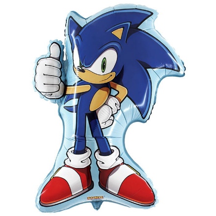 Obrázok z Foliový balonek ježko Sonic 66 x 84 cm