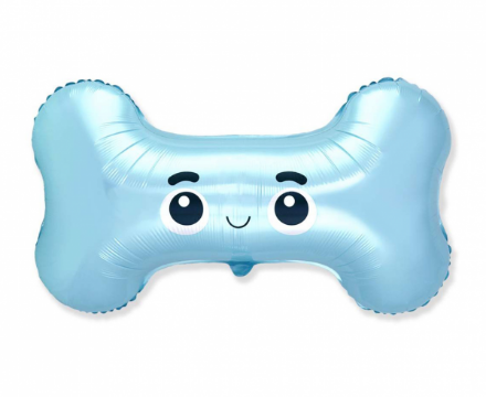 Obrázok z Fóliový balónik - kosť modrá - 61 cm