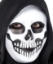 Obrázok z Maska hororová lebka - biela