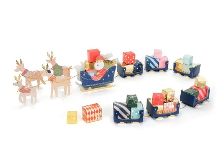 Obrázek Adventní kalendář - Santovy saně