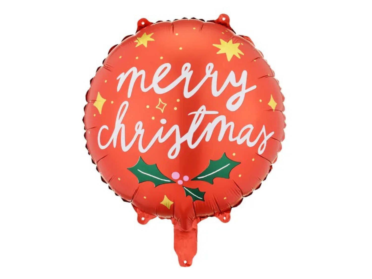 Foliový balonek Merry Christmas červený - 45 cm