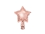 Obrázok z Fóliový balónik hviezda rosegold 25 cm - 25ks