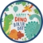 Obrázek EKO Papírové talíře Happy Dino Birthday 23 cm - 8 ks