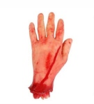 Obrázek z Halloweenská dekorace - krvavá ruka - 20 x 10cm 