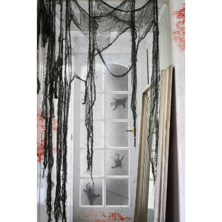 Picture of Halloweenská dekorace síť zelená 35 x 300 cm - 4 ks