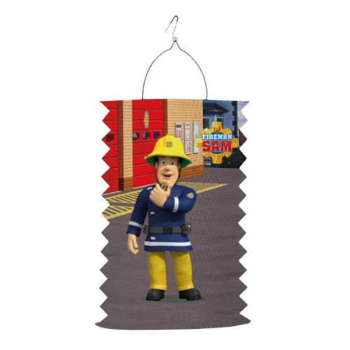 Levně Závěsný lampion válec Hasič Sam 28 cm