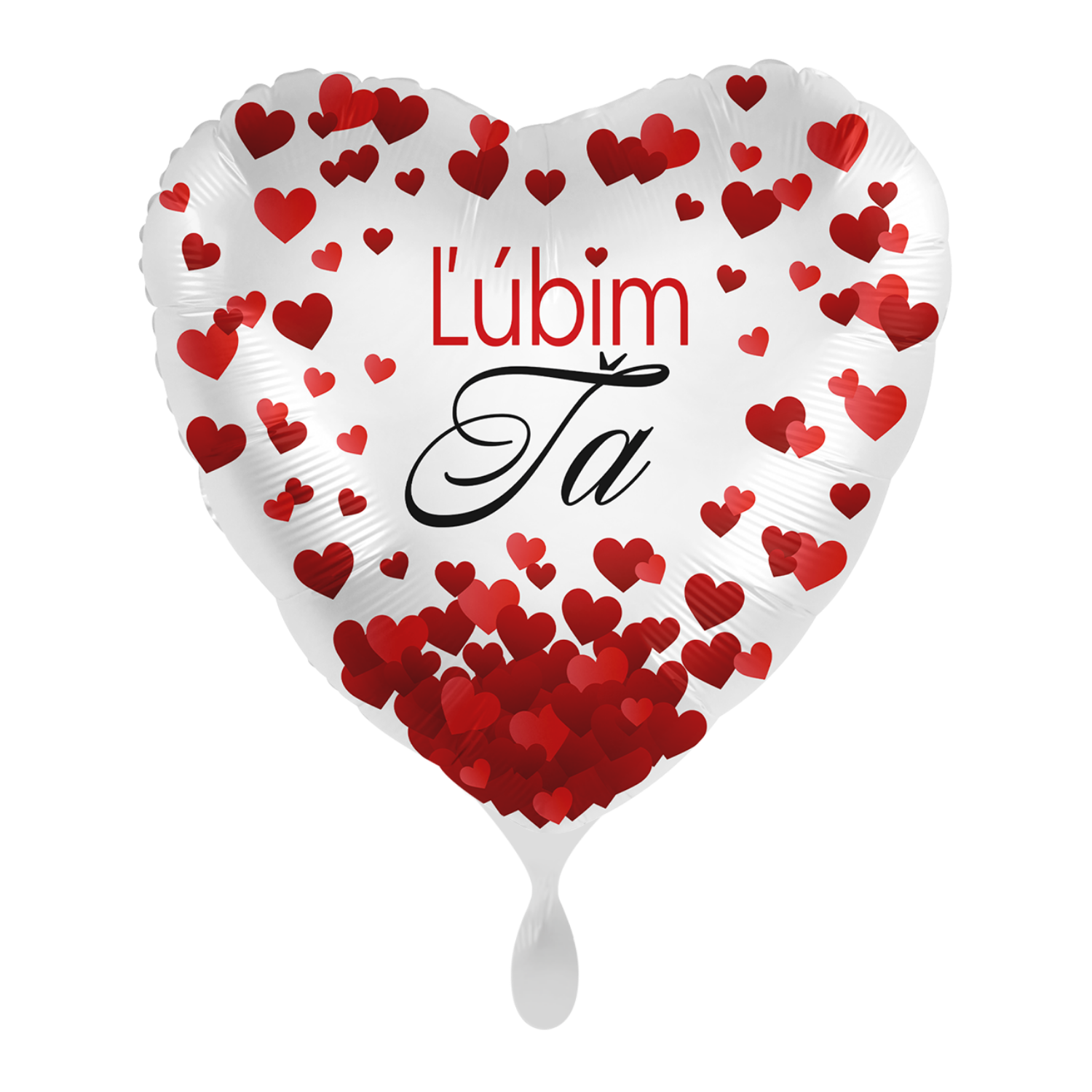 Foliový balonek L'úbim ťa SK - 43 cm