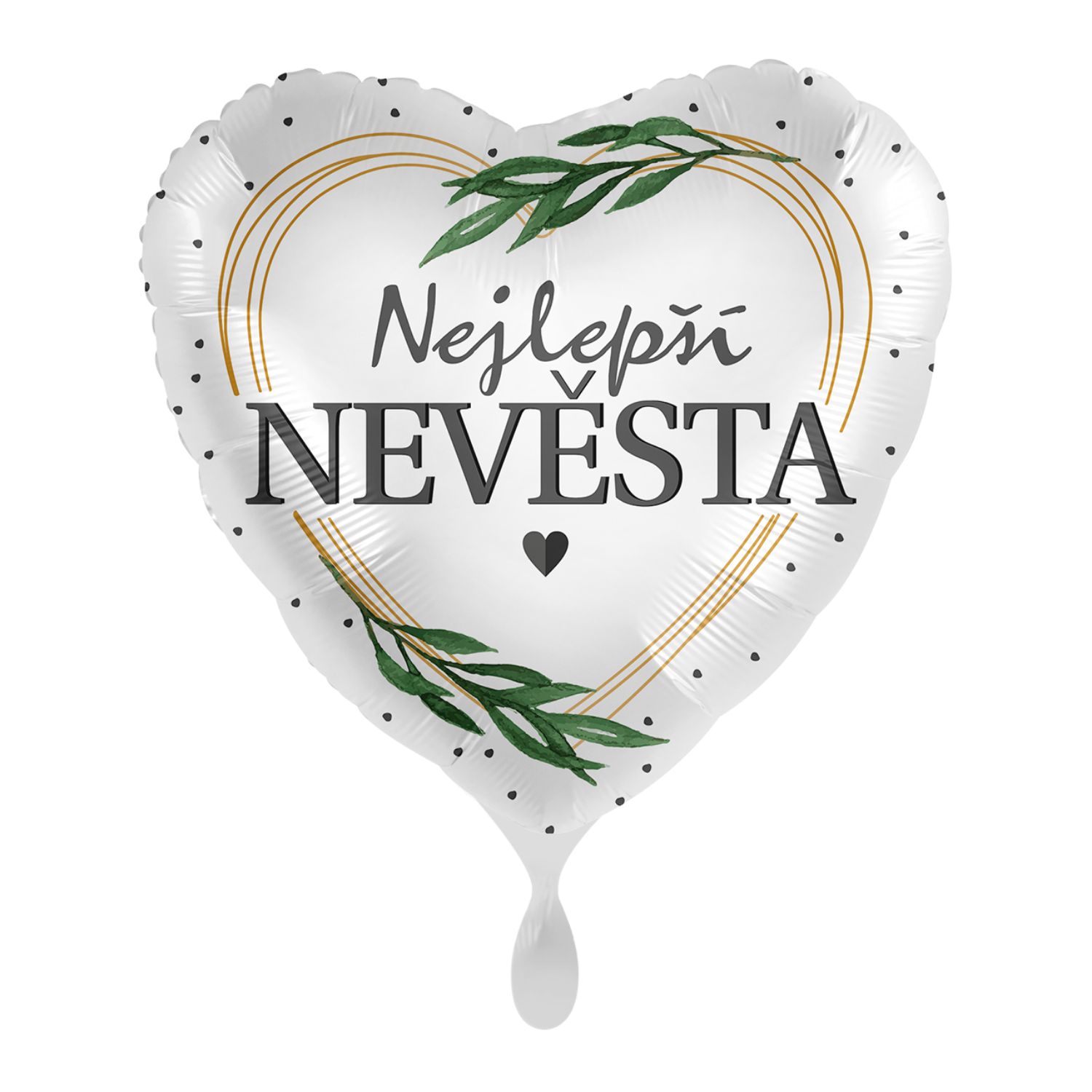 Foliový balonek Nejlepší nevěsta CZ - 43 cm