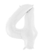 Obrázek Foliová číslice - bílá 4 - 86 cm