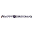 Obrázok z Narodeninový nápis Vesmír - Rocket Space 2022 - Happy Birthday