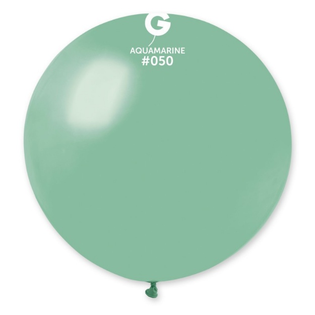 Obrázek z Balon jumbo světle tyrkysový 100 cm 