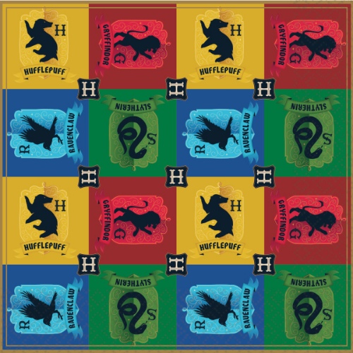 Levně Papírové ubrousky Harry Potter - Bradavické koleje 2022 - 20 ks