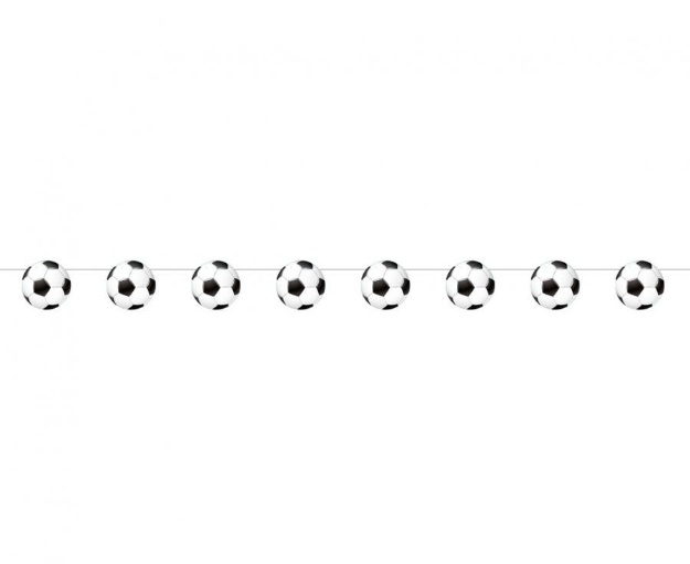 Obrázok z Girlanda futbalové lopty - 200 cm