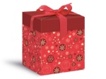 Obrázok z Darčeková krabička Red Christmas - rýchloskladacia 12 x 15 cm
