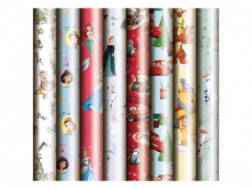 Levně Balící papír vánoční role 200x70 Disney mix