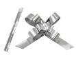 Picture of Stahovací stuha  stříbrná metalická - 2 cm x 50 cm