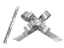 Obrázek Stahovací stuha  stříbrná metalická - 2 cm x 50 cm