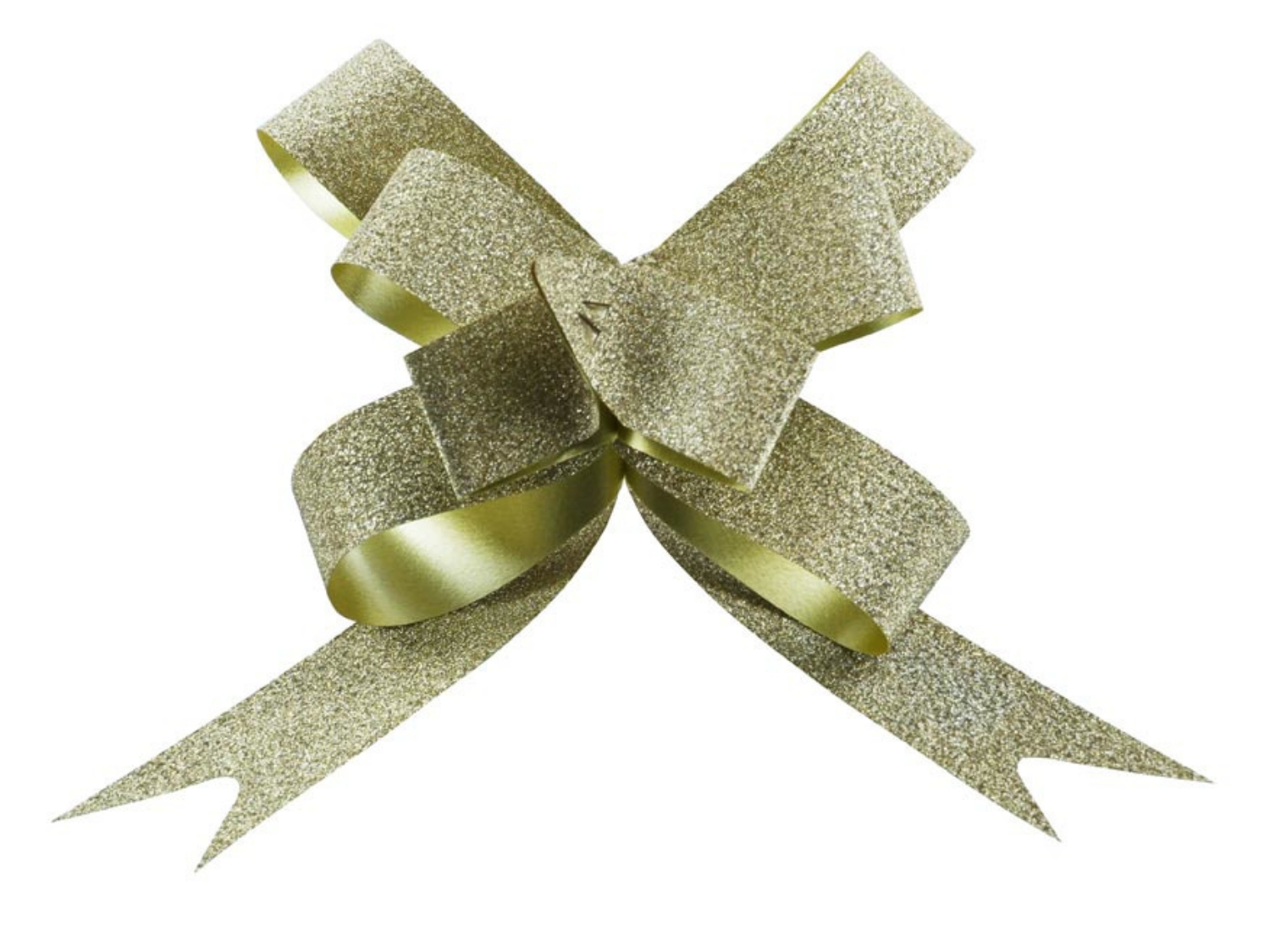 Stahovací stuha zlatá glitr 1,9 cm x 50 cm