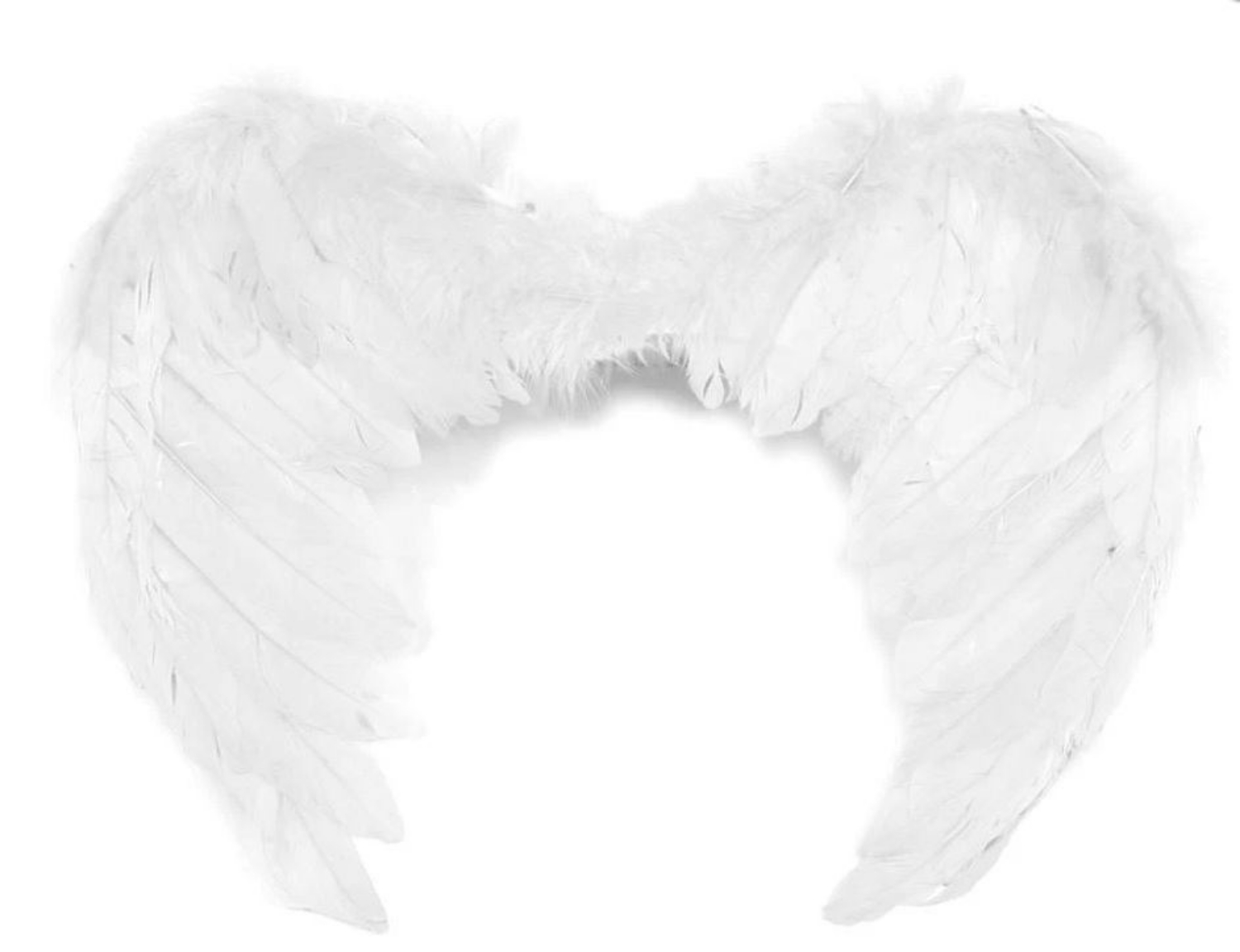 Andělská křídla bílá XL 80 x 60 cm
