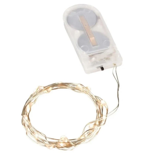 Levně Svítící řetěz na baterie 20 LED – teplá bílá