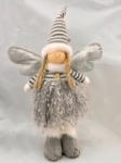 Obrázok z Anjelik s čiapočkou látkový - stojaci 35 cm