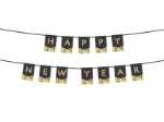 Obrázek z Party nápis vlaječky se střapci Happy New Year 135 x 16,5 cm 