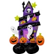Obrázek AirLoonz - stojící obří balónek Halloween strašidelný dům 127 cm