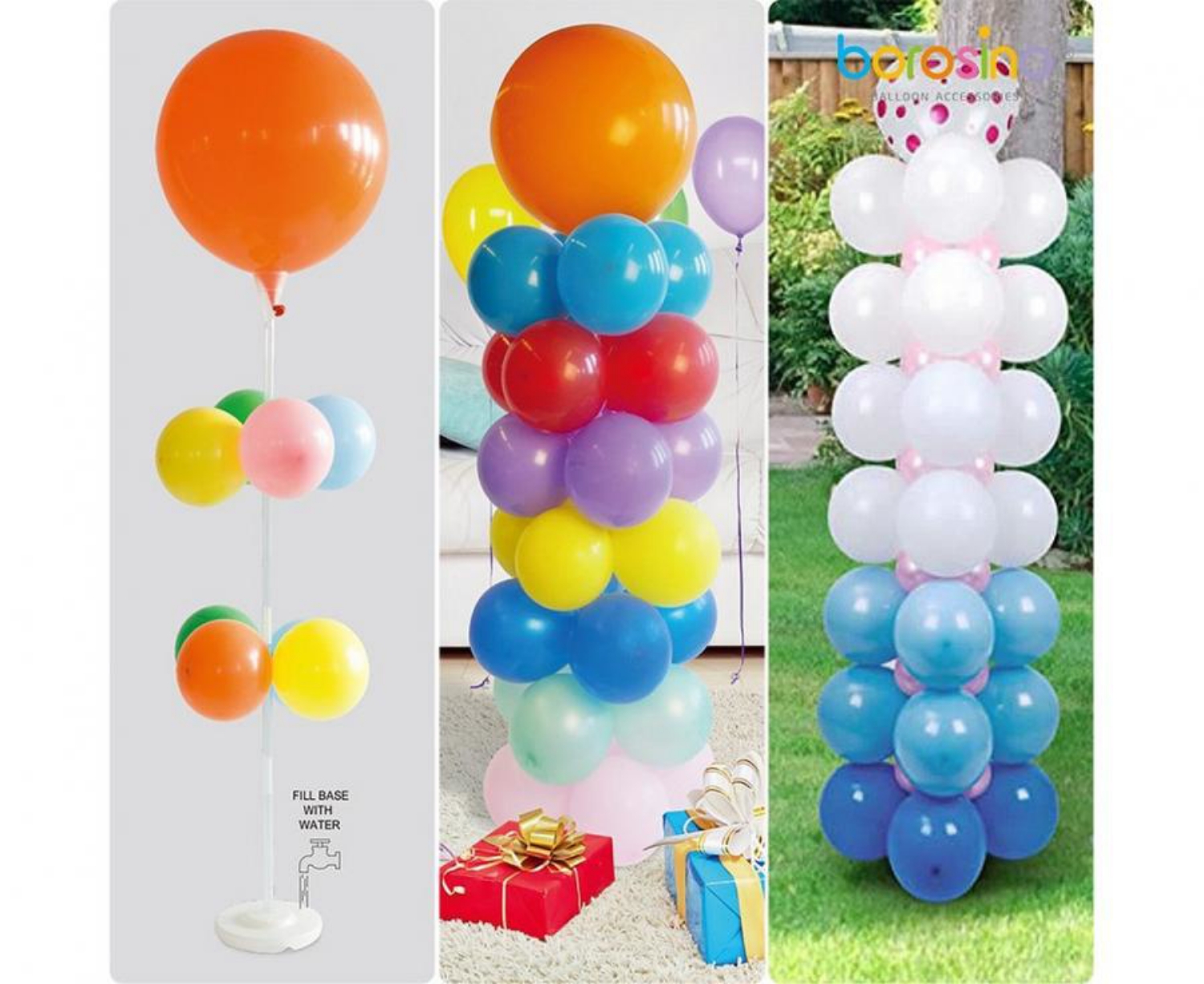 Levně Balonková konstrukce na sloup teleskopická - 165 cm