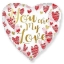 Obrázok z Fóliový balónik srdca You are my love 43 cm - nebalené