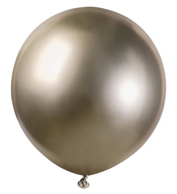 Obrázok z Latexový balónik chrómový champagne 48 cm 