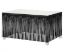 Obrázok z Dekorácia okraja stola - čierne strapce - 300 cm